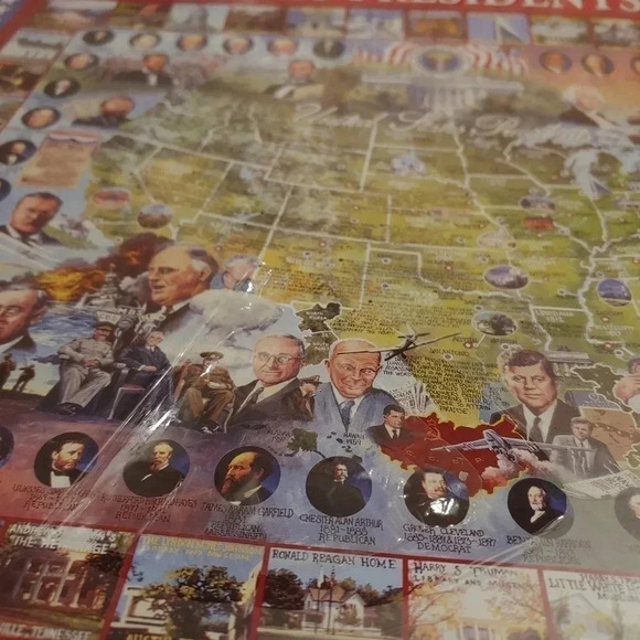 United States Presidents Picture Puzzle, White Mountain #549, New, 1000 pcs - Picture 6 of 7
